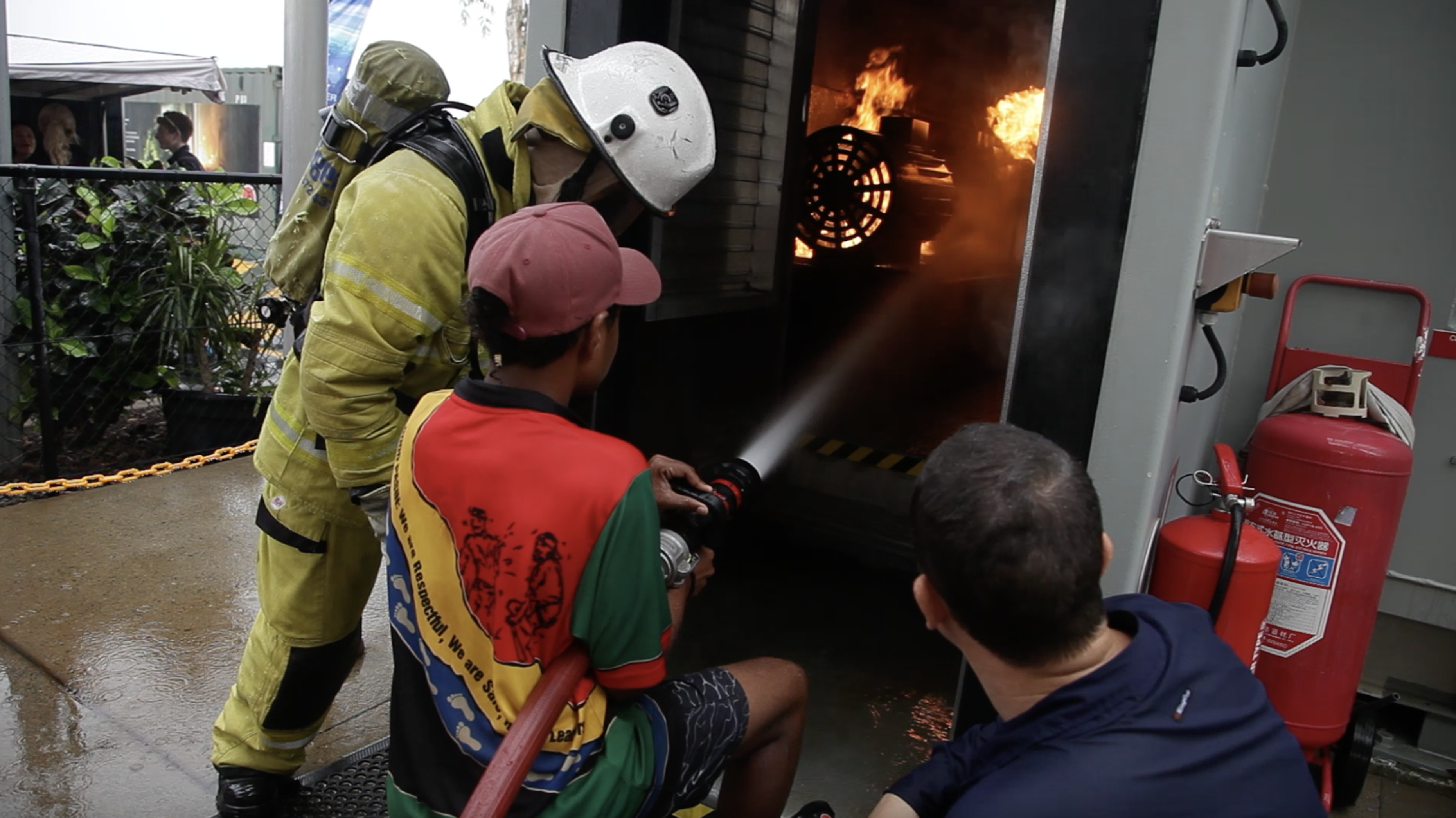 Bamaga student fire simulator