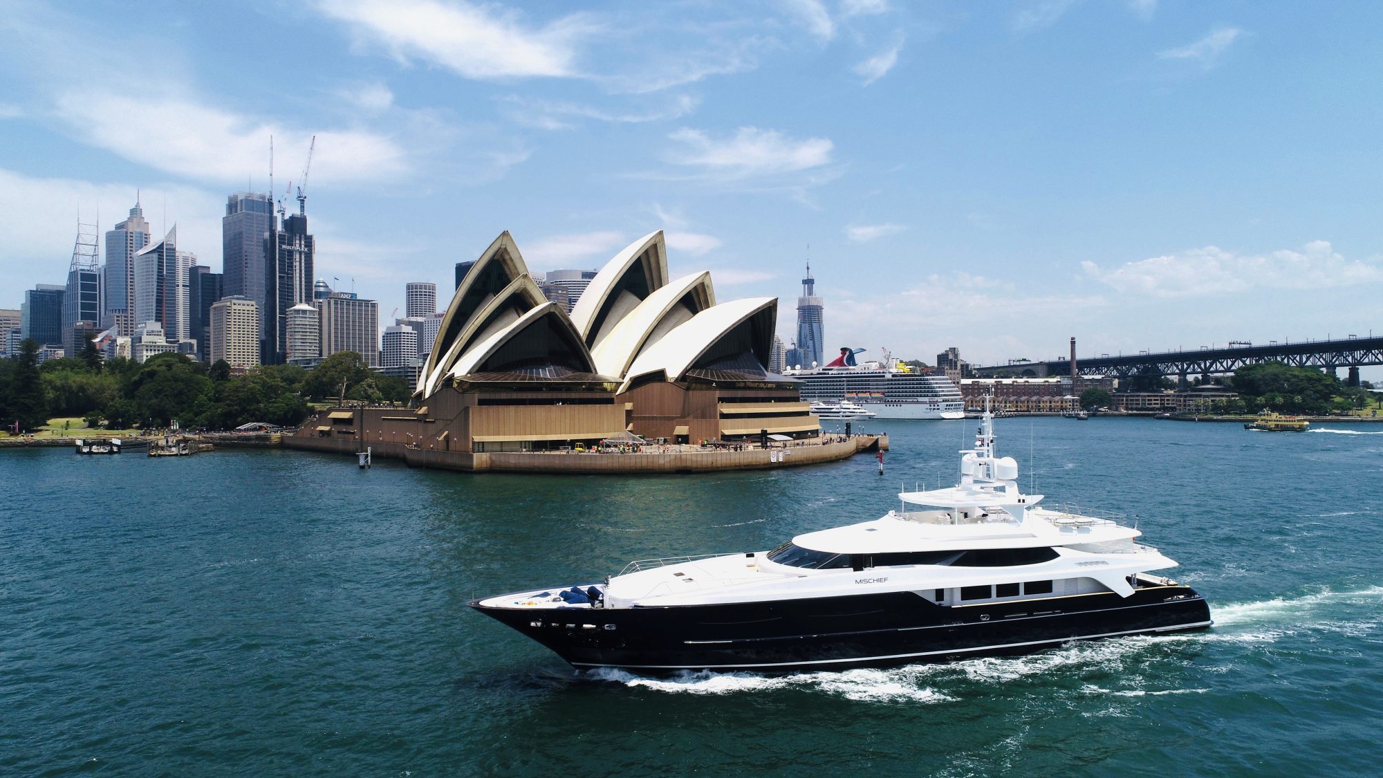 mega yacht charter australia