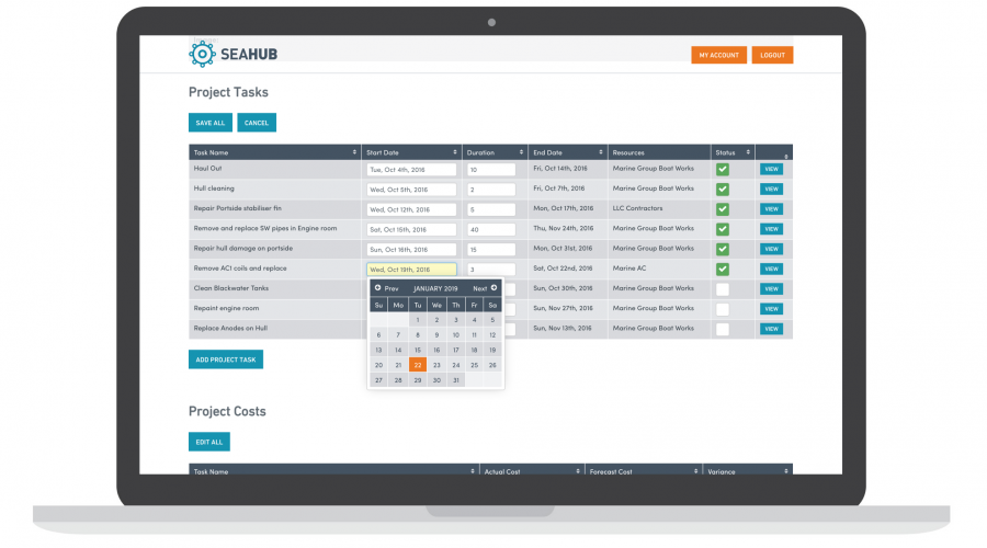 Seahub Yacht Maintenance Software Superyacht Australia