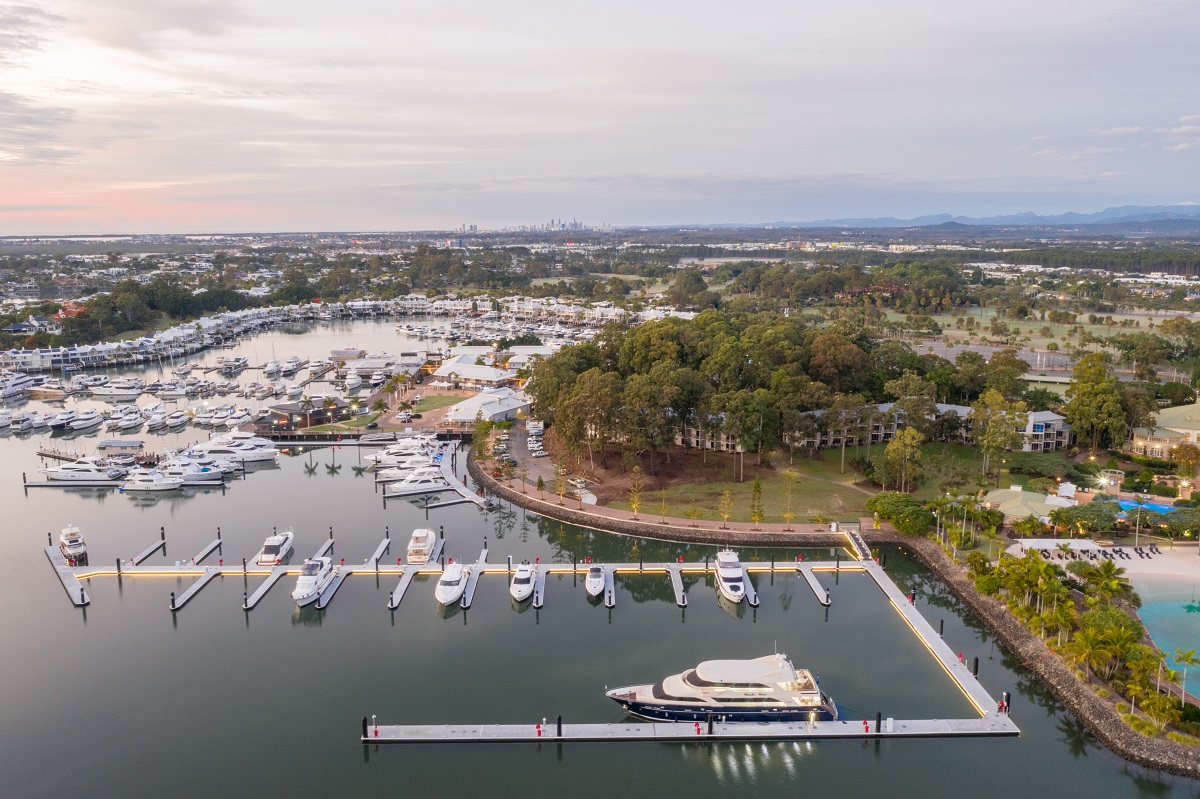 Sanctuary Cove Marina towards Village WEB