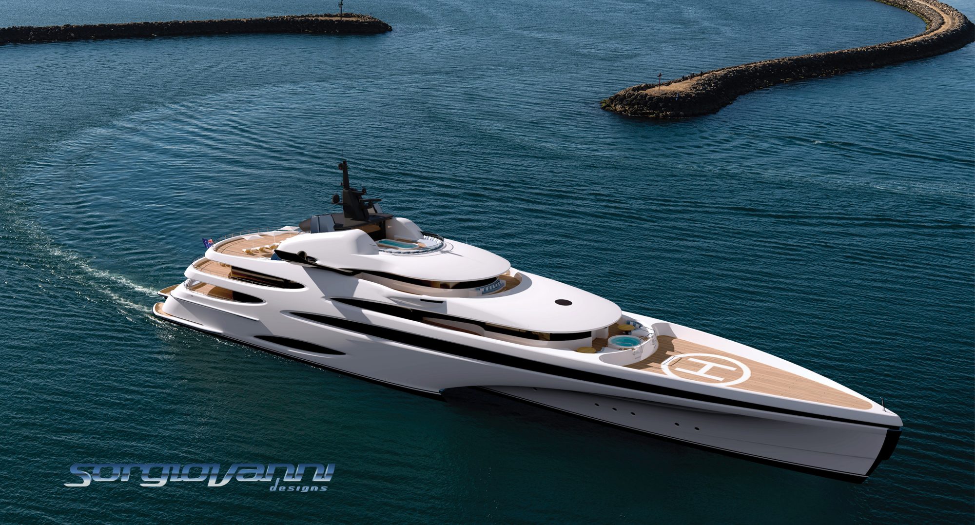 Sorgiovanni Designs – 105m Trimaran2