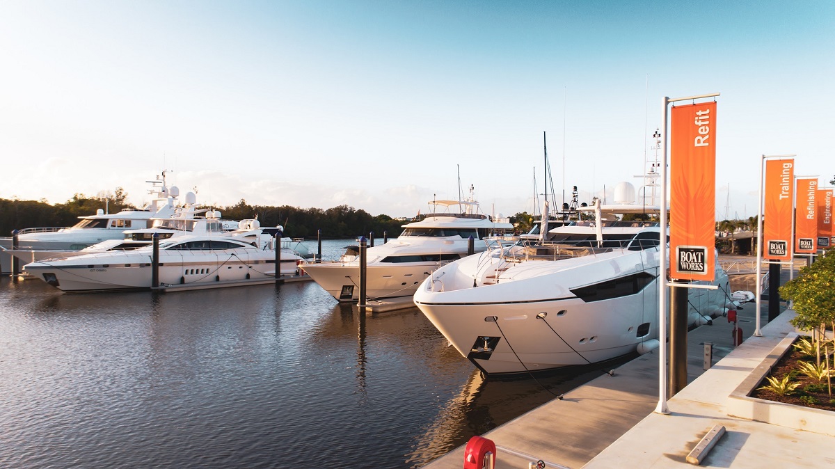 The Boat Works Marina North Superyacht berths Web