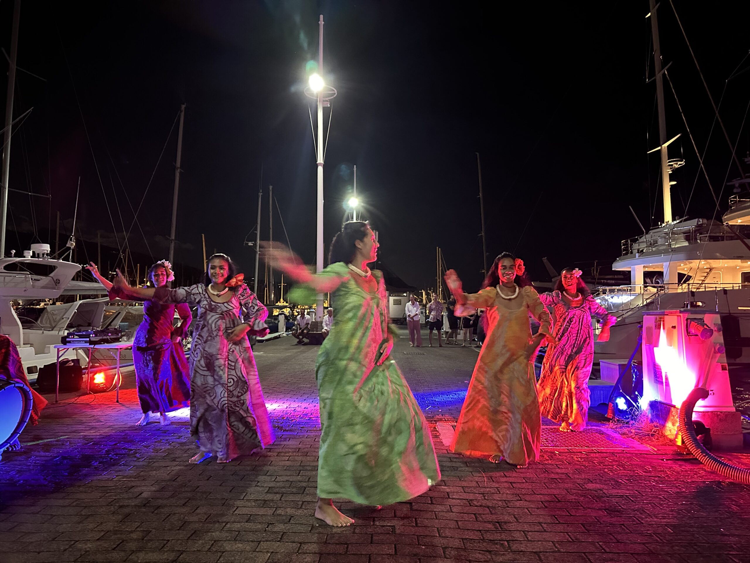 Traditional Tahitian Dancers performance courtesy of Tahiti Tourisme